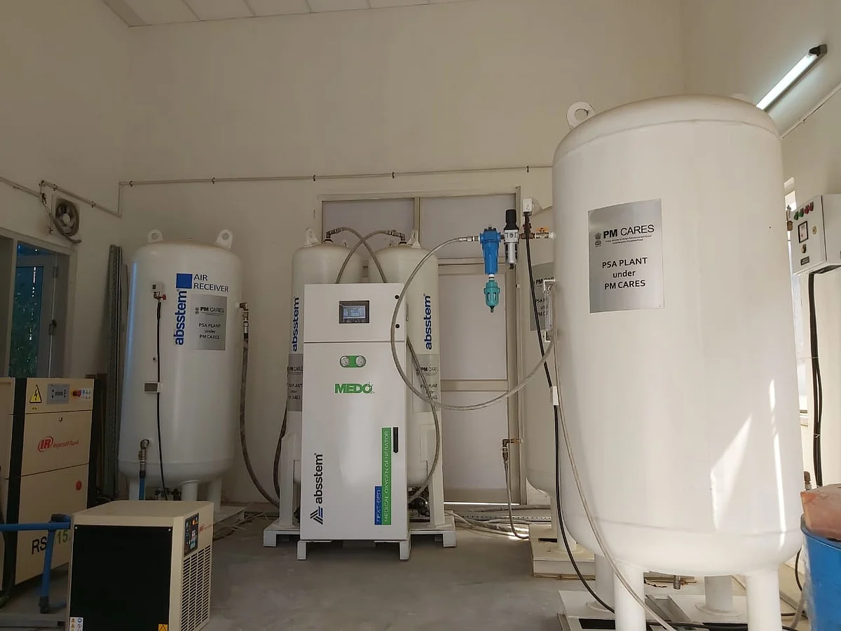 <div class="paragraphs"><p>A 200 LPM PSA oxygen plant installed and operational at Raja Harish Chandra Hospital in Narela, North Delhi.</p></div>