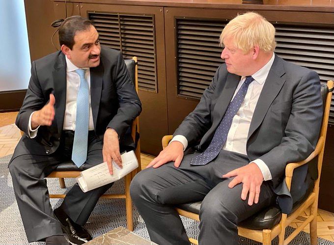 Gautam Adani Meets UK PM Boris Johnson, Talks Climate Change in London Summit