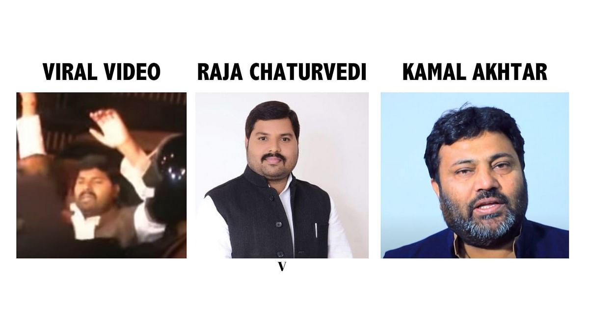 The second video could be traced back to 2011 and it shows Samajwadi Party's Raja Chaturvedi being thrashed.