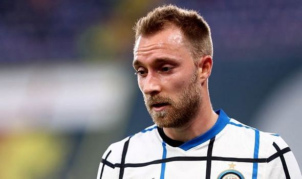 <div class="paragraphs"><p>Christian Eriksen is not allowed to play football in Italy.</p></div>