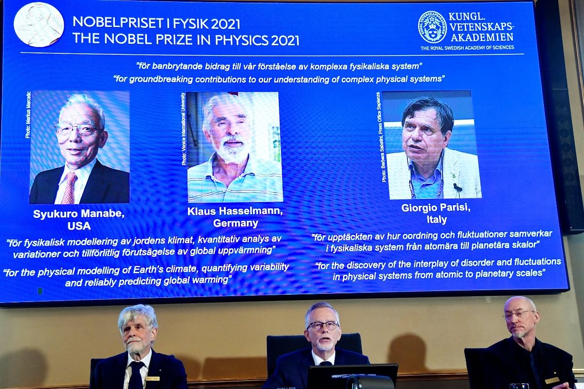Here are the winners of Nobel Prize for Physics, 2021.