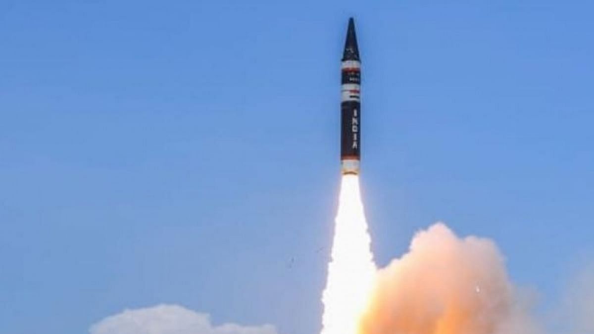 <div class="paragraphs"><p>The Agni-5 has been developed by the DRDO and Bharat Dynamics Ltd and weighs close to 50,000 kg.</p></div>