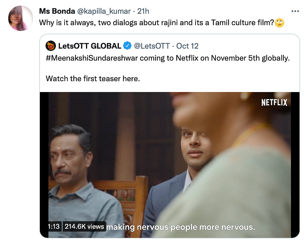 Karan Johar’s ‘Meenakshi Sundareshwar’ Called Out for Stereotyping Tamilians
