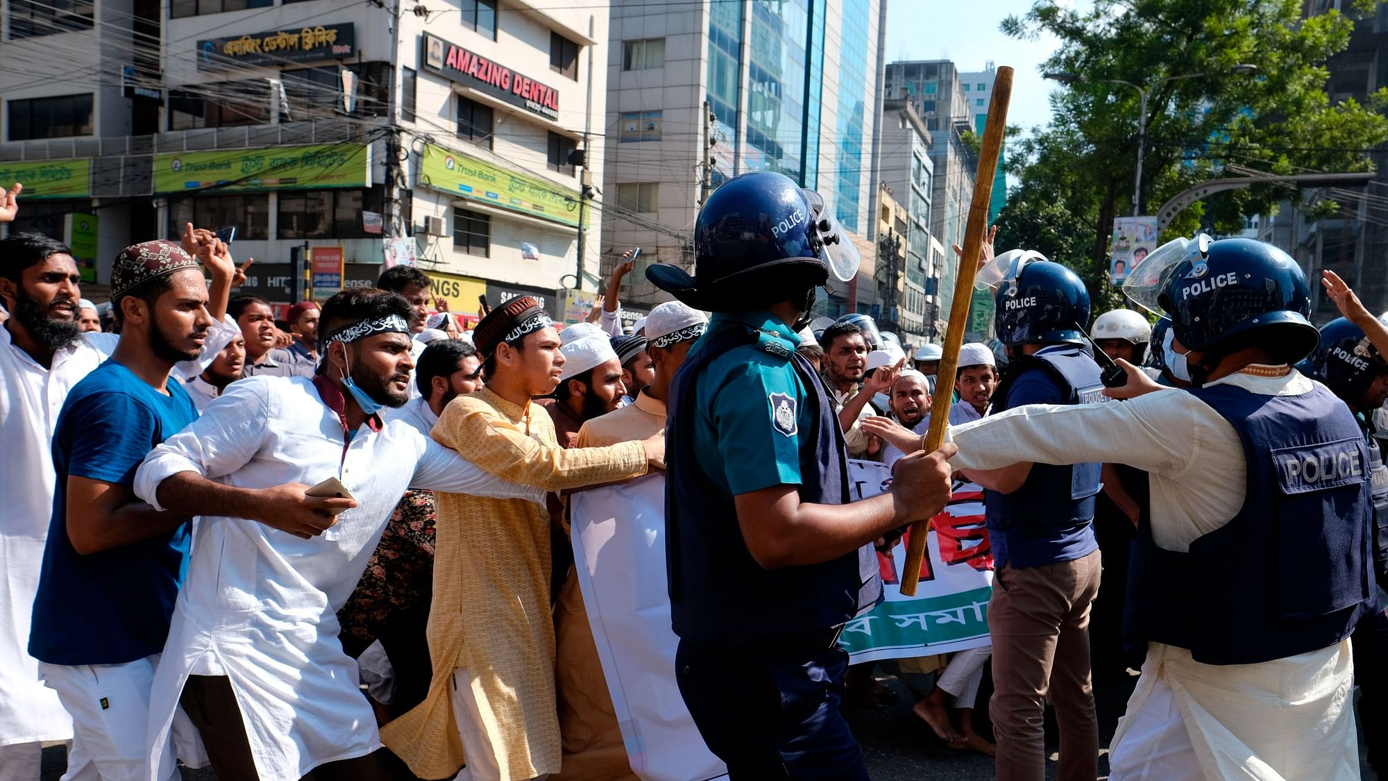 <div class="paragraphs"><p>Unrest had erupted in Bangladesh on Wednesday, 13 October, after an alleged incident of the desecration of the Quran at a Durga Puja pavilion in Cumilla.</p></div>