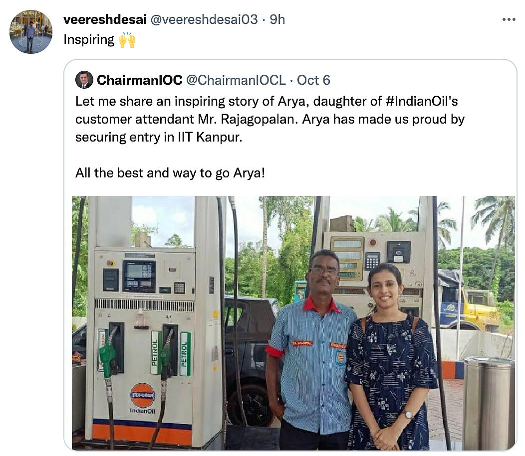 Petrol Pump Attendant’s Daughter Gets Accepted Into IIT Kanpur