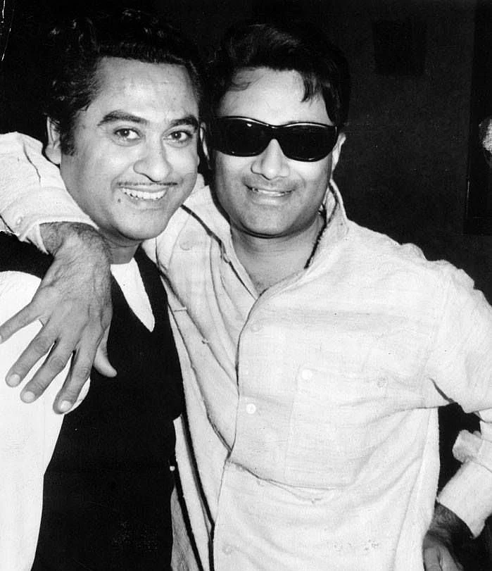 <div class="paragraphs"><p>Kishore Kumar with Dev Anand.</p></div>