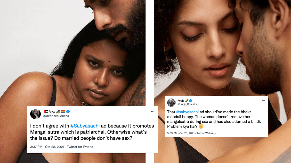 Twitter Divided Over "Nudity" in Sabyasachi’s Latest Mangalsutra Campaign