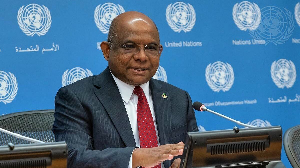 <div class="paragraphs"><p>President of the 76th Session of UNGA Abdulla Shahid.</p></div>