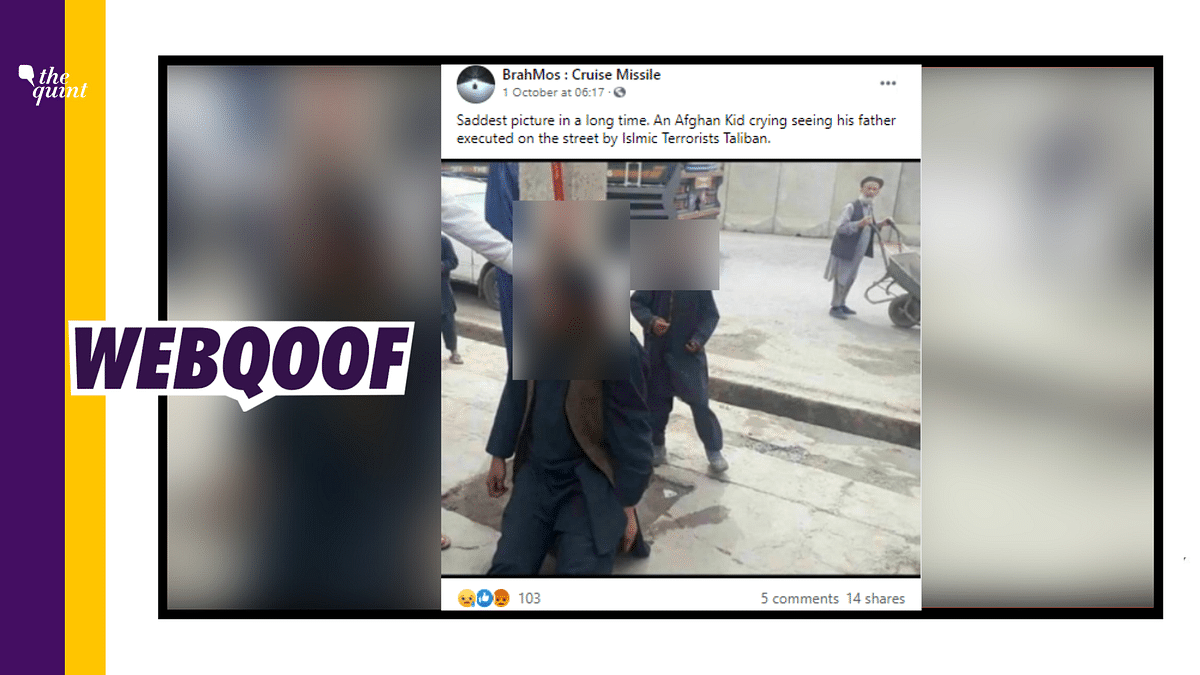 2018 Photo of Afghan Man's Suicide Attempt Shared as Taliban Execution