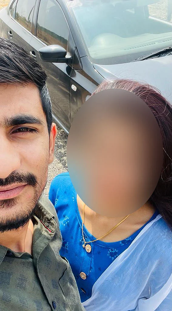 <div class="paragraphs"><p>Arbaz Mulla with the woman believed to be his girlfriend. Identity withheld. </p></div>