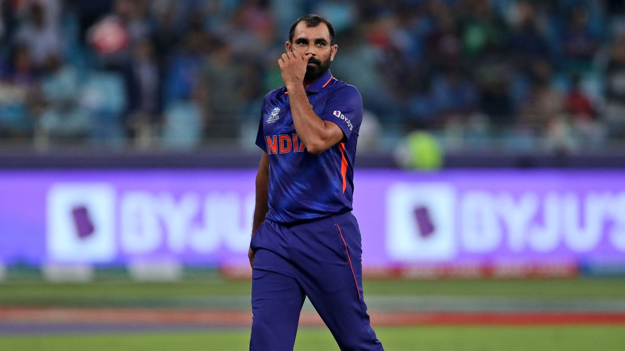 <div class="paragraphs"><p>Mohammed Shami was abused on social media following India's defeat against Pakistan.</p></div>
