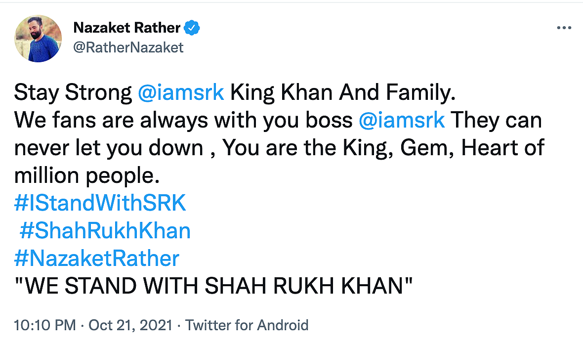 #IStandWithSRK Trends on Twitter as Fans Shower the Star With Support