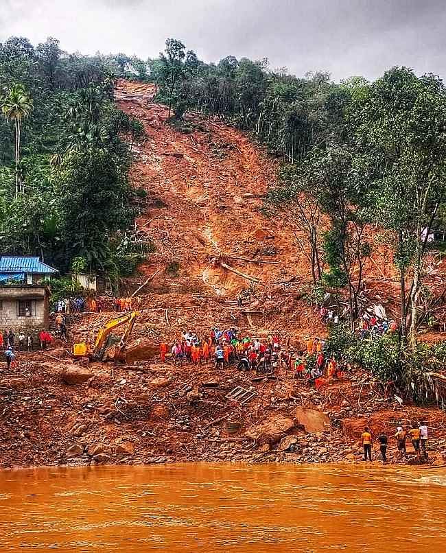The family lived near a church in Kavali, in Kottayam’s Koottickal that was hit by a landslide on Saturday morning.