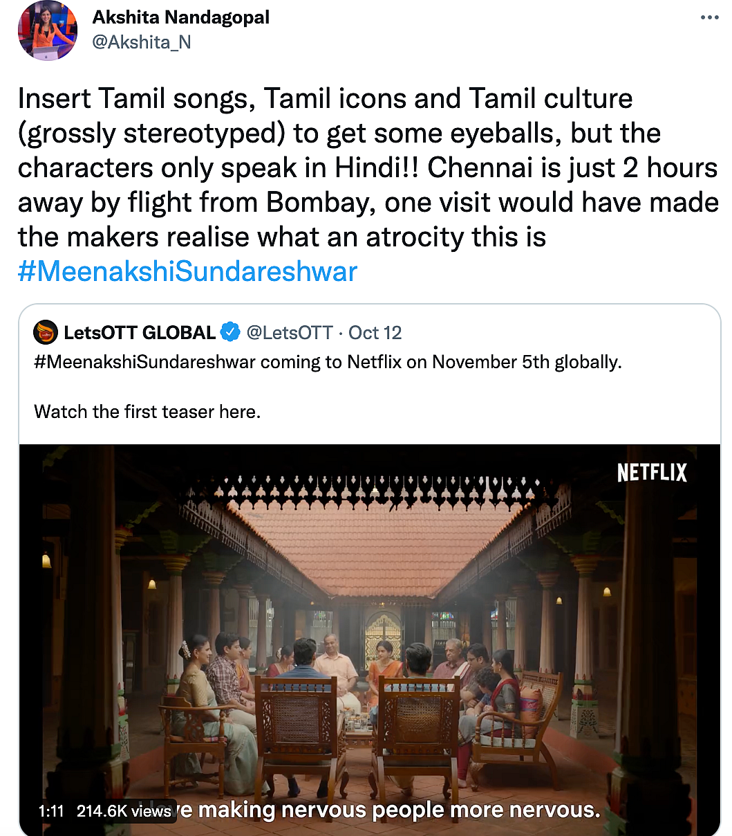Karan Johar’s ‘Meenakshi Sundareshwar’ Called Out for Stereotyping Tamilians
