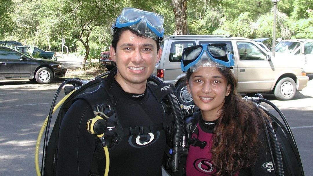 Madhuri ‘Jacques Cousteau’ Dixit: Dr Shriram Nene Shares a Throwback Pic From US