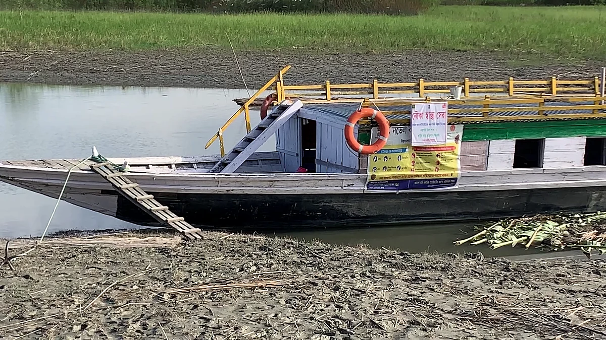 <div class="paragraphs"><p>Boats like these carry a team of doctors to river islands in Assam. </p></div>
