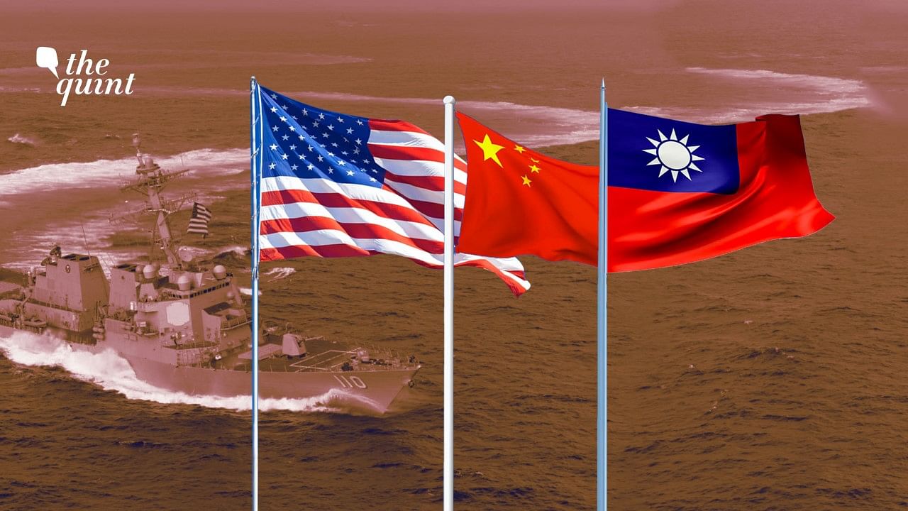 <div class="paragraphs"><p>The tense triangular relationship between the US, China, and Taiwan has emerged once again amid <ins><a href="https://theconversation.com/china-and-taiwan-why-the-war-of-words-is-unlikely-to-lead-to-military-conflict-for-now-at-least-169746">escalating military tensions</a></ins> across the Taiwan Strait.</p></div>