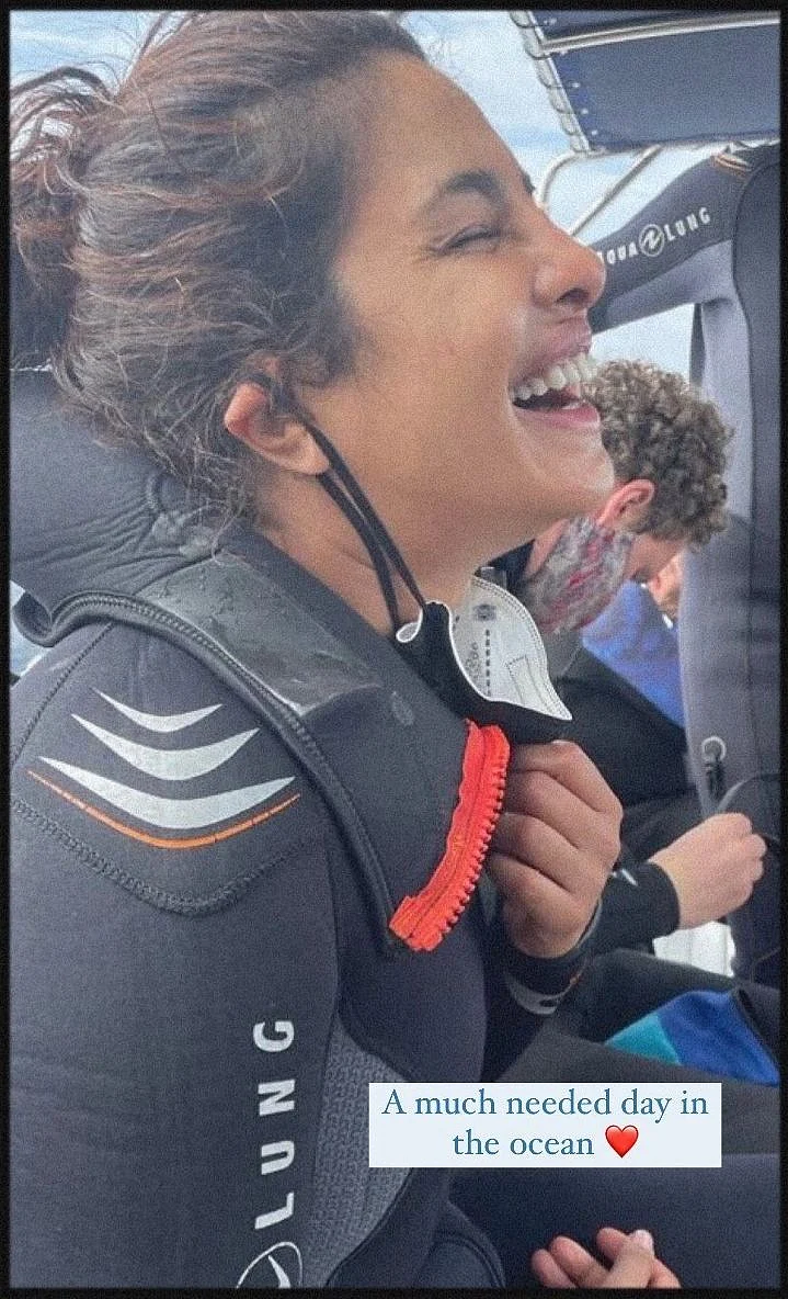 Pics: Priyanka Chopra Goes Scuba-Diving With 'Citadel' Crew