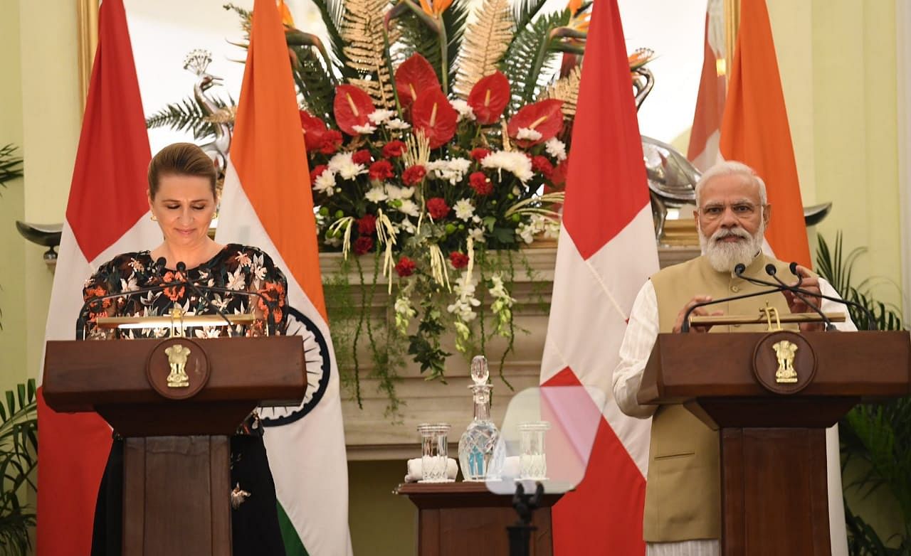 <div class="paragraphs"><p>Danish Prime Minister Mette Frederikson is on a visit to India from 9 to 11 October.</p></div>