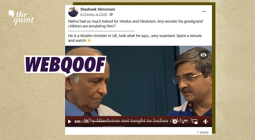 <div class="paragraphs"><p>Fact-Check |A video of a theoretical physicist called Jay Lakhani has been shared with false claim.</p></div>