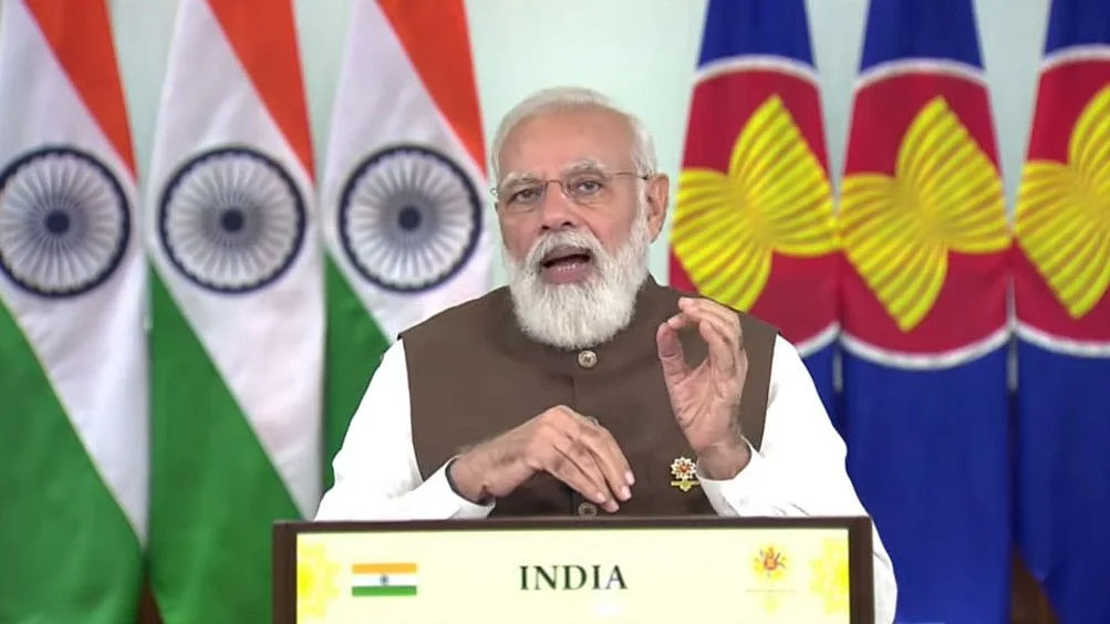 PM Modi ने प्रेस कॉन्फ्रेंसिंग कर देश को किया संबोधित, 2022 को 'ASEAN-भारत मित्रता वर्ष' के रूप में मनाएंगे 28 Will Celebrate ASEAN-India Friendship Year in 2022': PM Modi Addresses Summit