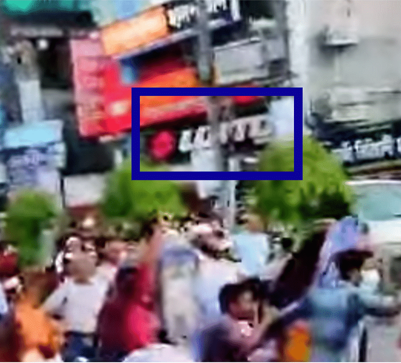 The video is from Feni, Bangladesh and the clash that spread to different areas in the city, left 30 people injured.