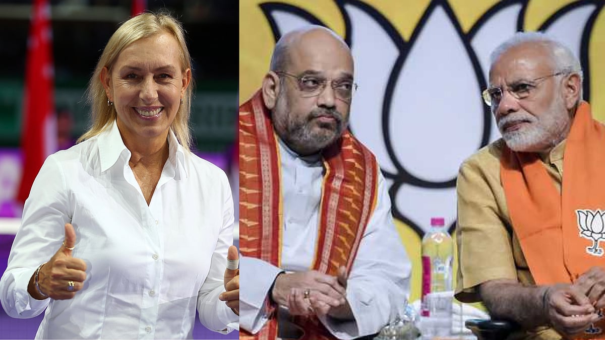 Check Out Tennis Player Martina Navratilova's Viral Reaction to Amit Shah Praising PM Modi - Vimarsana News
