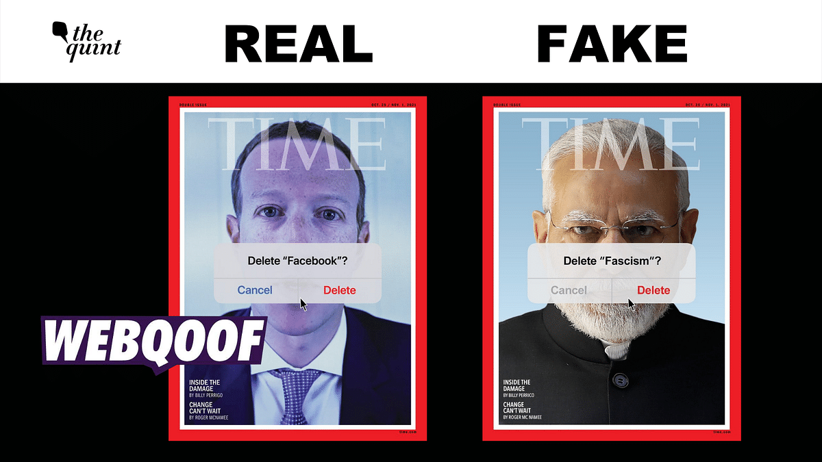 Morphed Image of Time Magazine Cover With PM Modi Shared as Real One