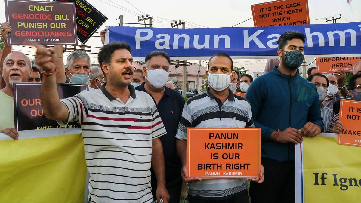 Jammu: Protests Against Pakistan, Thursday's Killing of Govt School Teachers 