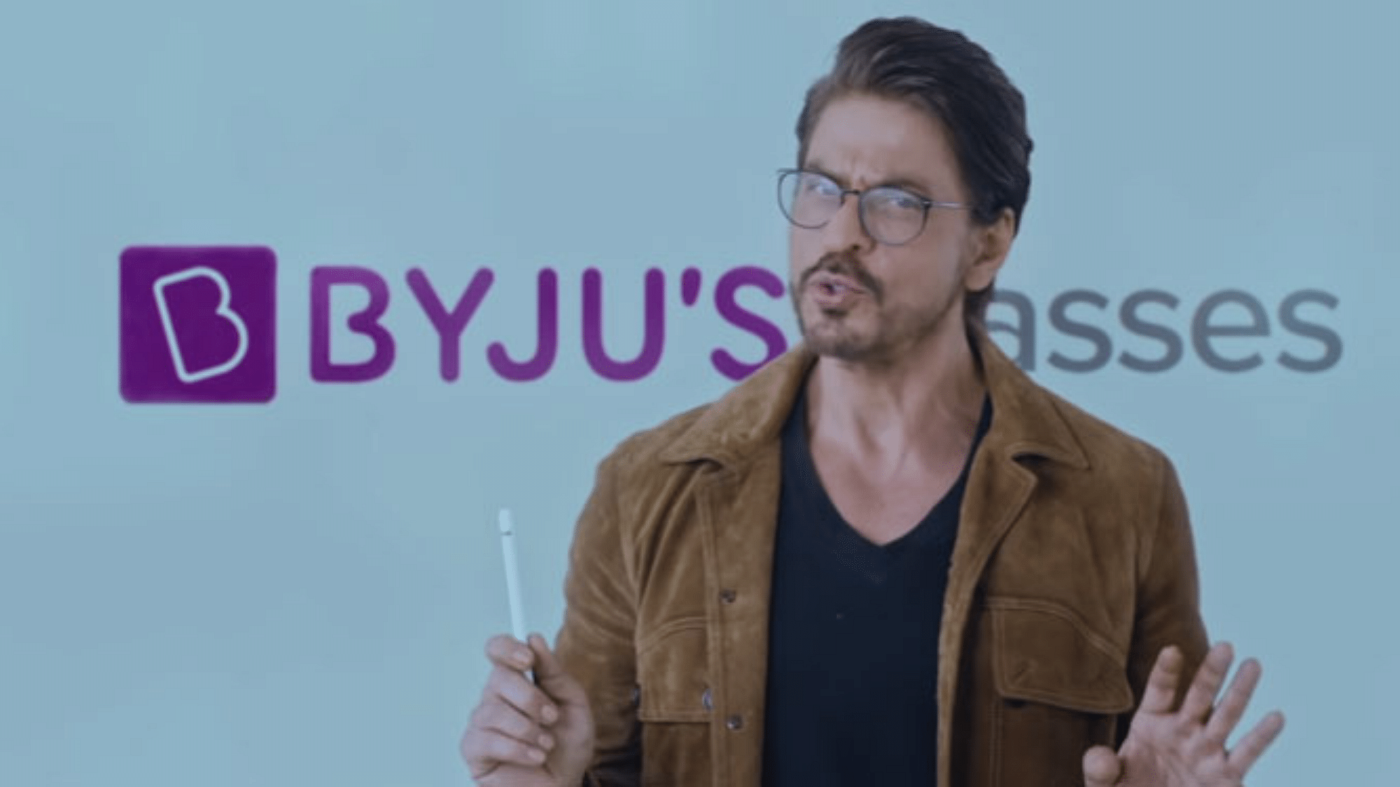 <div class="paragraphs"><p>Shah Rukh Khan in a Byju's ad.</p></div>