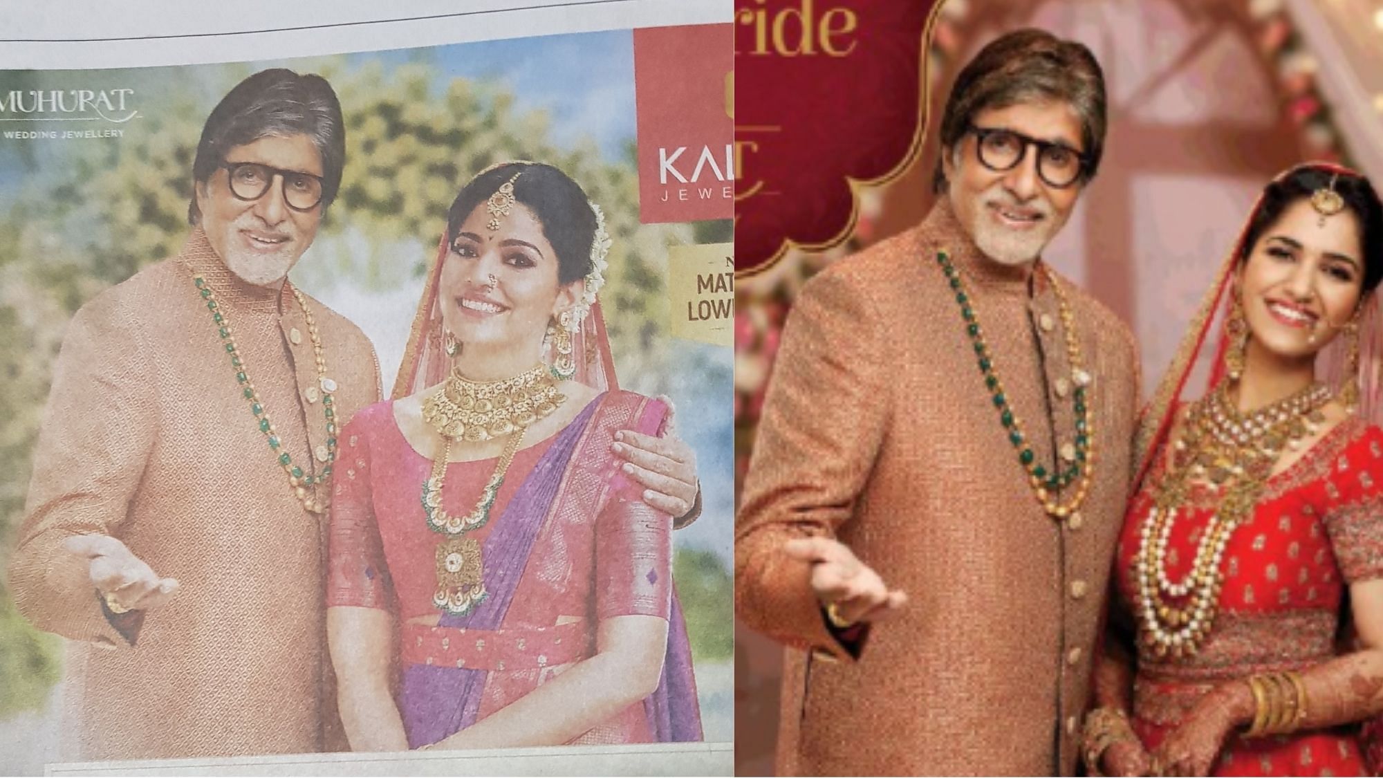 <div class="paragraphs"><p>Amitabh Bachchan's 'Photoshopped' Hand In An Ad Leaves Netizens In Splits</p></div>
