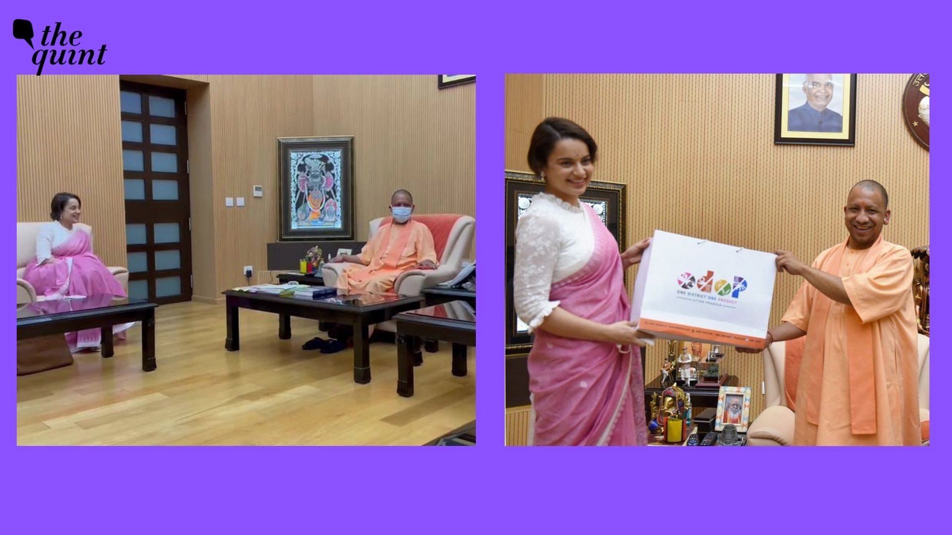 <div class="paragraphs"><p>Bollywood actor Kangana Ranaut, on Friday, 1 October, met Uttar Pradesh (UP) Chief Minister Yogi Adityanath. The meeting reportedly took place at the latter’s residence in Lucknow. <br></p></div>