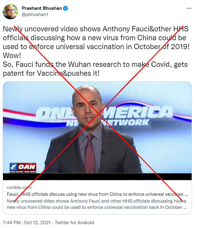 Anthony Fauci has been at the centre of a barrage of COVID-19 vaccine misinformation since 2020.