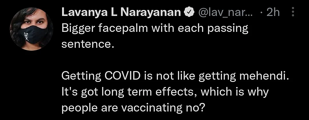 Pooja Bedi Says She 'Chose to Stay Unvaccinated', Netizens React