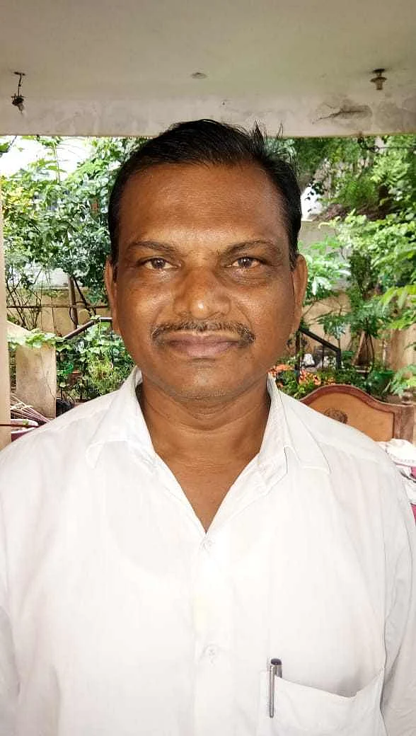 <div class="paragraphs"><p>Teacher Jagadeesh Kumar who is in-charge of the school that Jollu Naveen studied in.</p></div>