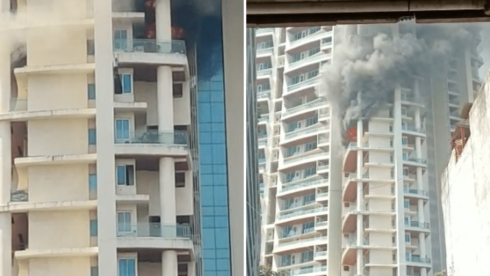 <div class="paragraphs"><p>A Level 3 fire broke out at on the 19th floor of a high-rise residential apartment building in Mumbai's Lower Parel area on Friday, 22 October.</p></div>