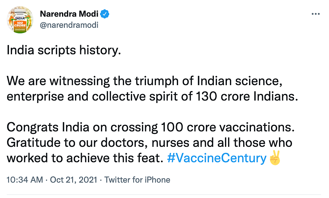 India Will Clock Next Billion Doses in 3 to 4 Months: Vaccine Panel Head