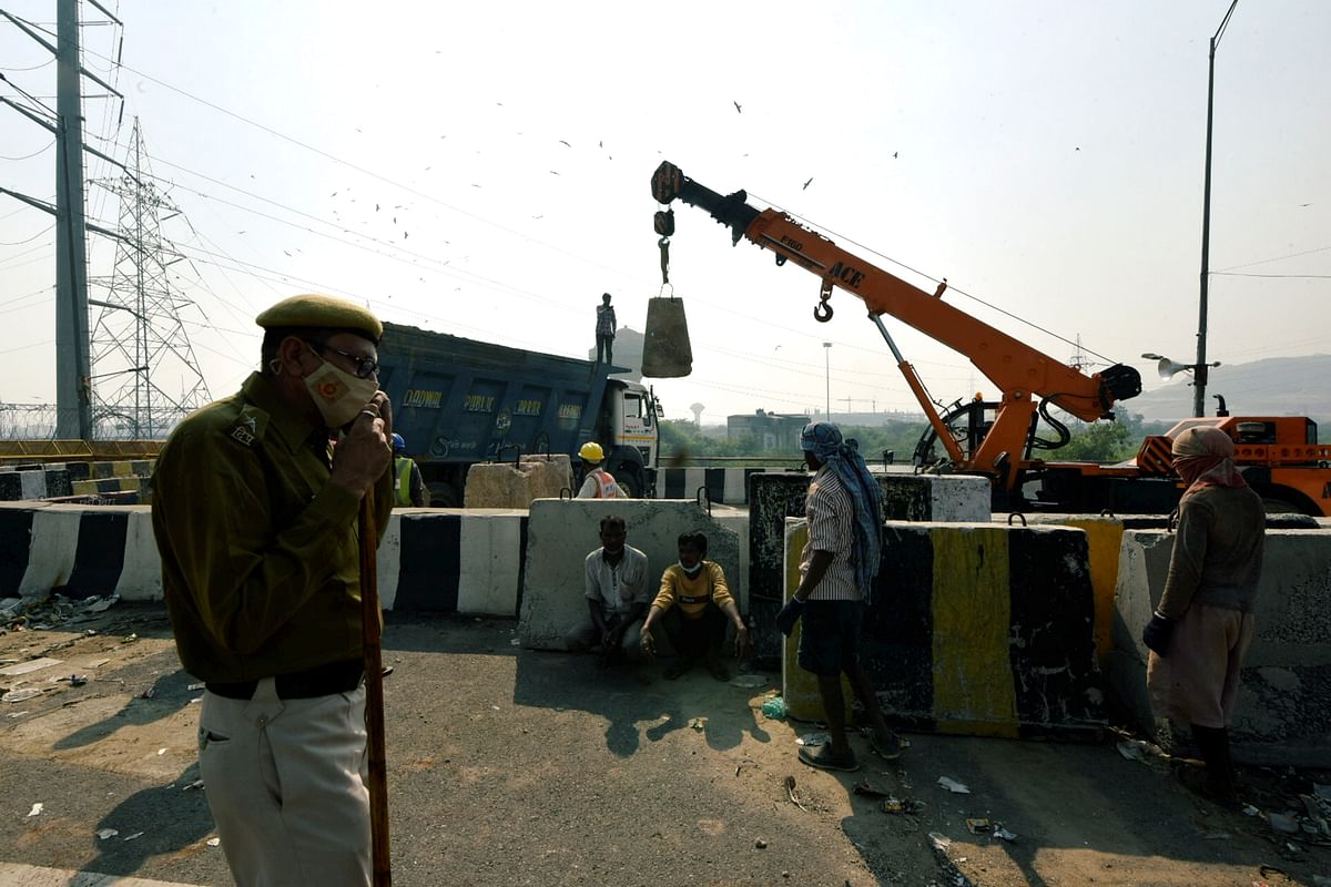 The Delhi Police had said, "The barricades placed at the borders will be removed after getting farmers' consensus."