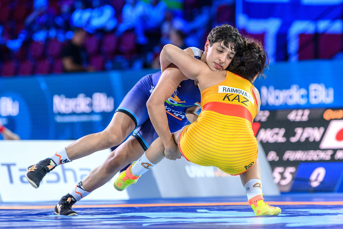 Anshu Malik became the first Indian female wrestler to win a silver at the World Championships.