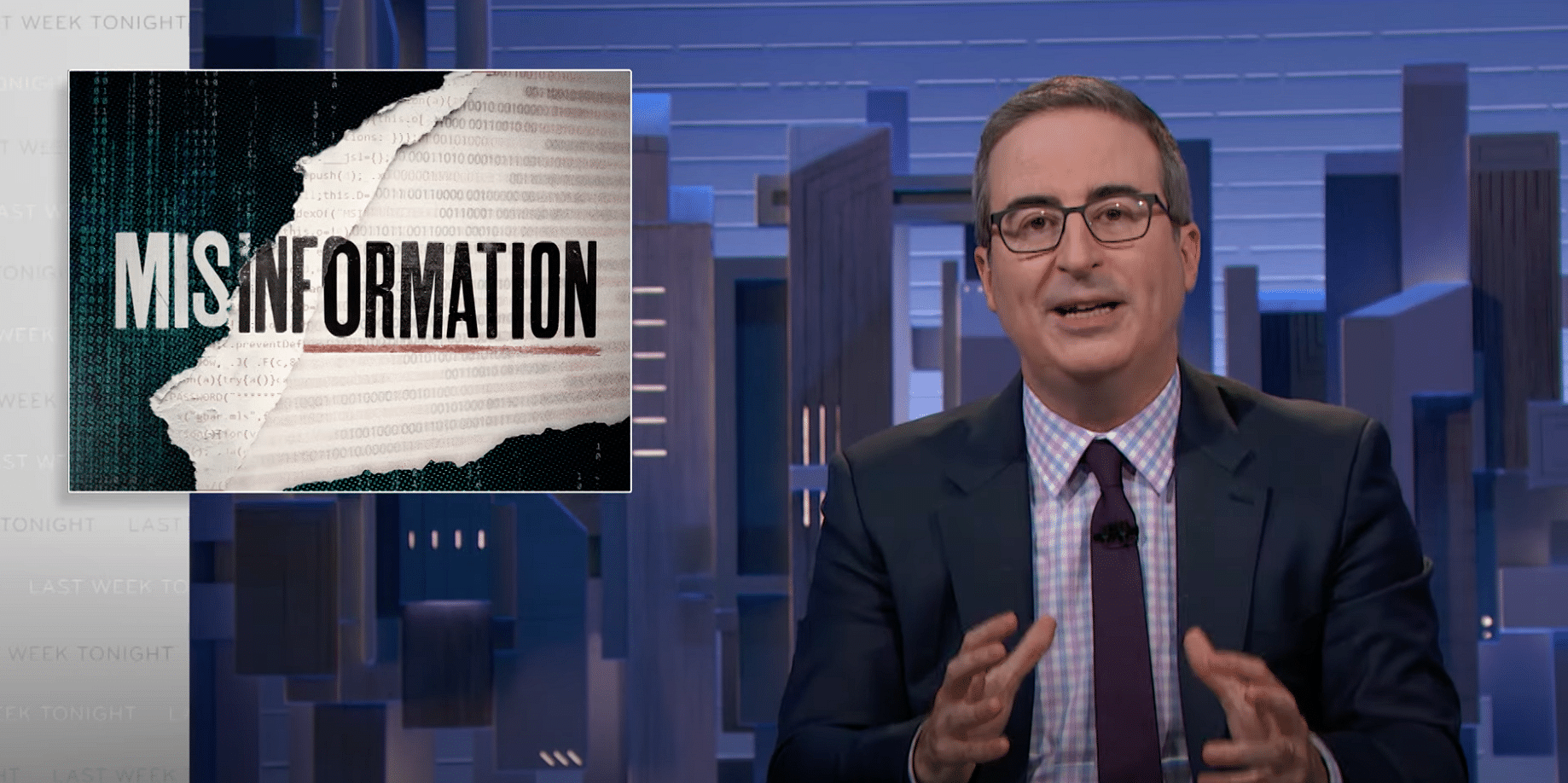 <div class="paragraphs"><p>John Oliver speaks about misinformation in his show 'Last Week Tonight'.</p></div>