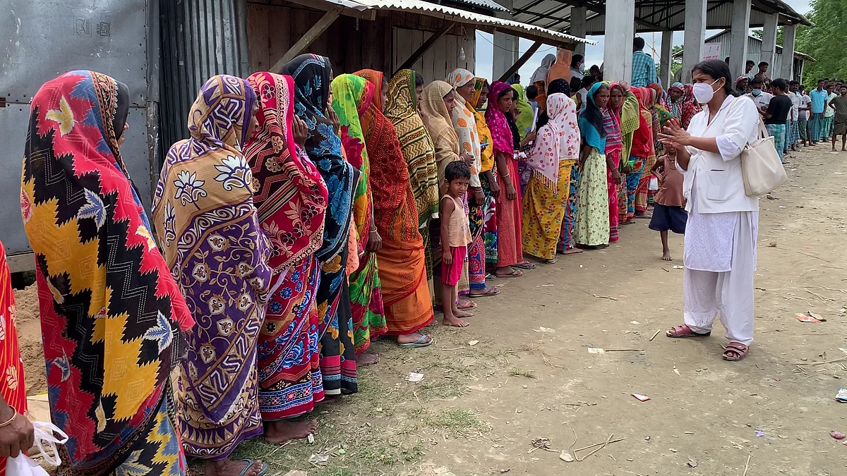 <div class="paragraphs"><p>Through Boat Clinics, residents on chars can access primary healthcare. </p></div>