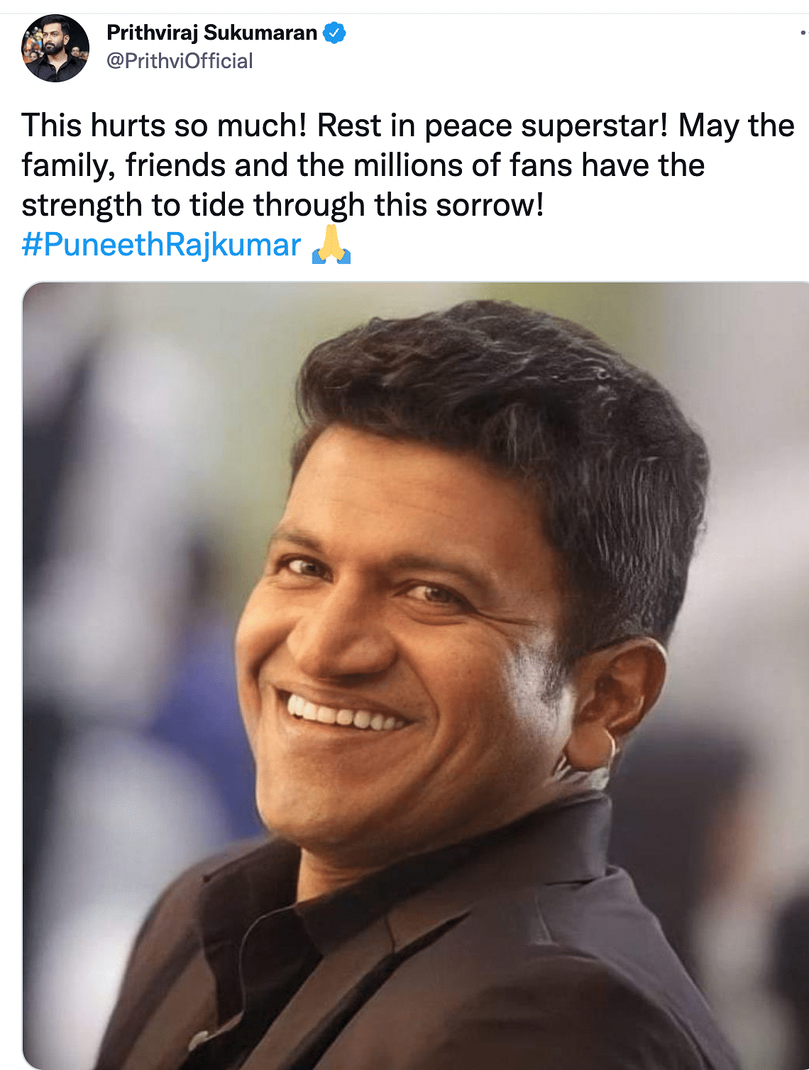 Puneeth Rajkumar passed away at the age of 46.