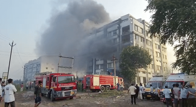 Two Dead in a Fire at a Packaging Factory in Surat, 125 Rescued 