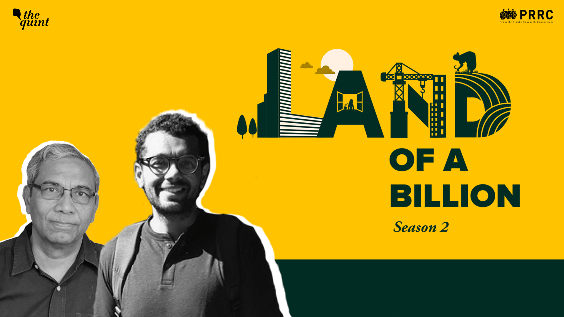 <div class="paragraphs"><p>In episode 3 of 'Land of a Billion' Season 2, we speak to (left) Gautam Chatterjee, former Chairperson of MahaRERA, the Real Estate Regulatory Authority of Maharashtra, and (right) Sahil Gandhi, an urban and real estate economist.</p></div>