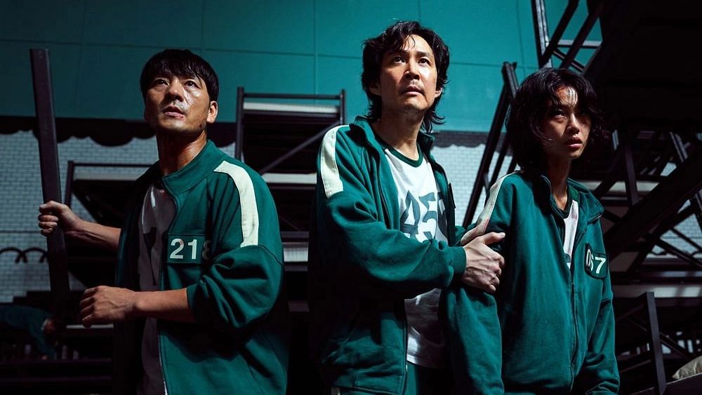 <div class="paragraphs"><p>Netflix&nbsp;<em>Squid Game&nbsp;</em>stars&nbsp;Lee Jung-jae, Wi Ha-joon, Park Hae-soo, Lee Jung-jae, and Anupam Tripathi.</p></div>