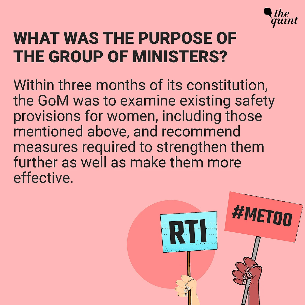 Exclusive | 3 Years After #MeToo, RTI Reveals Govt Yet to Act on GoM Suggestions