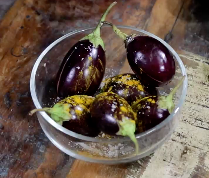 <div class="paragraphs"><p>Marinated brinjals.</p></div>