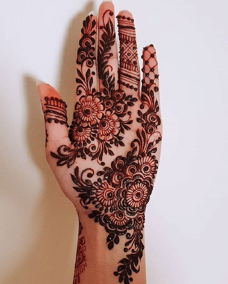 Very Easy Simple Beautiful Mehndi Design || . . Slow video on YouTube  channel : Sunitha'sMehndiArt (link in bio) @sunithasmehndiart .... |  Instagram