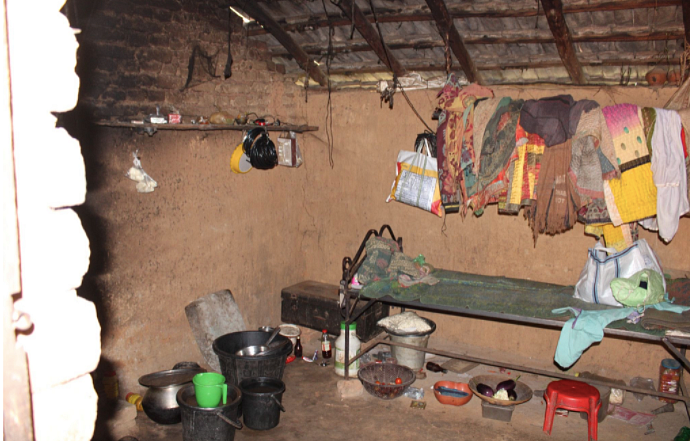 <div class="paragraphs"><p><em>Bikash’s house from the inside</em></p></div>