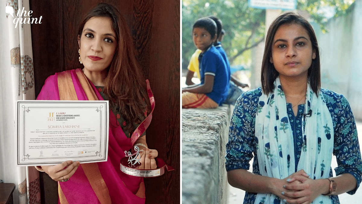 The Quint's Somya Lakhani Wins Laadli Award, Sadhika Gets Jury Citation